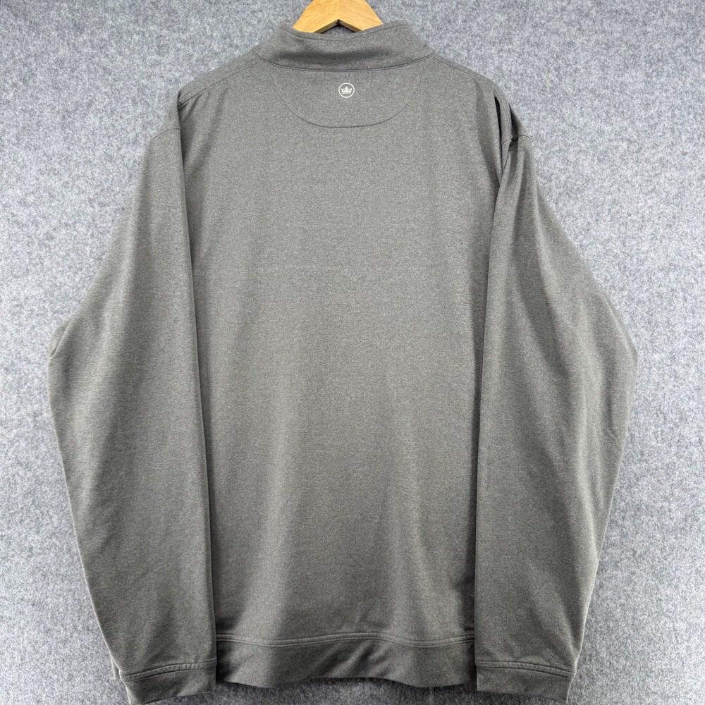 Peter Millar Quarter Zip Pullover Mens 3XL Gray Performance Stretch Golf Top - Picture 2 of 8